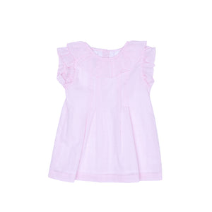 Betty Pink Swiss Dot Dress