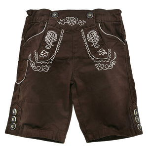 Brown Trachten Shorts