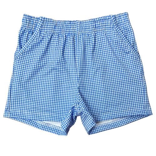 Royal Gingham Nathan Shorts