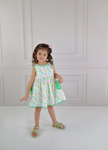 Dinosaur Pocket Dress
