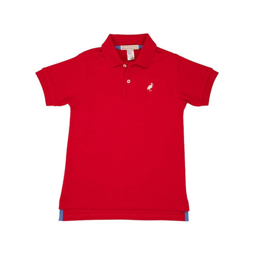 SS Prim & Proper Polo in Richmond Red