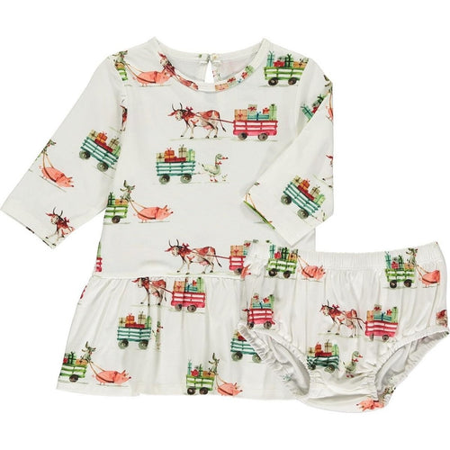 Christmas Cart Tunic Dress