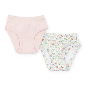Lauren Underwear Set in Garden Floral and Light Pink