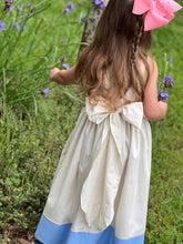 Heritage Blue Floral Empire Dress