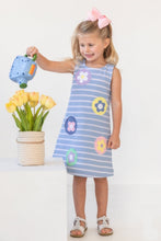 Knit Dress with Flower Dots