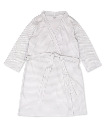 Silver Stripes Adult Robe