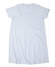 Light Blue Stripes Adult Nightgown