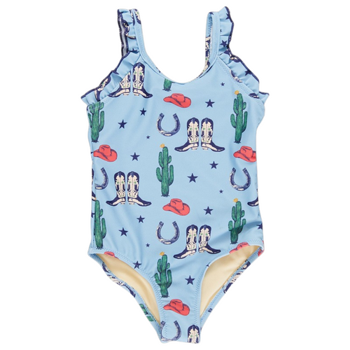 Girls Claire Suit in Tiny Rodeo