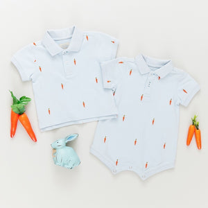 Baby Boys Alec Jumper with Carrot Embroidery