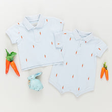 Boys Alec Shirt in Carrot Embroidery