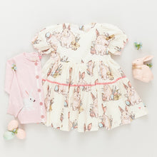 Girls Maribelle Dress in Bunny Friends