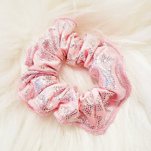 Pink Mermaid Scrunchie