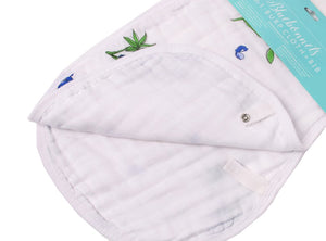 Burp Cloth/Bib 2-in-1 Bluebonnets