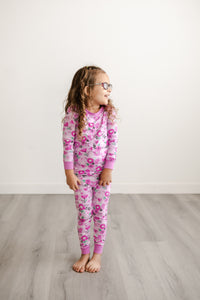 Sweetheart Floral Two-Piece Pajama Set
