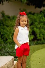 Susie Scallop Shorts Red