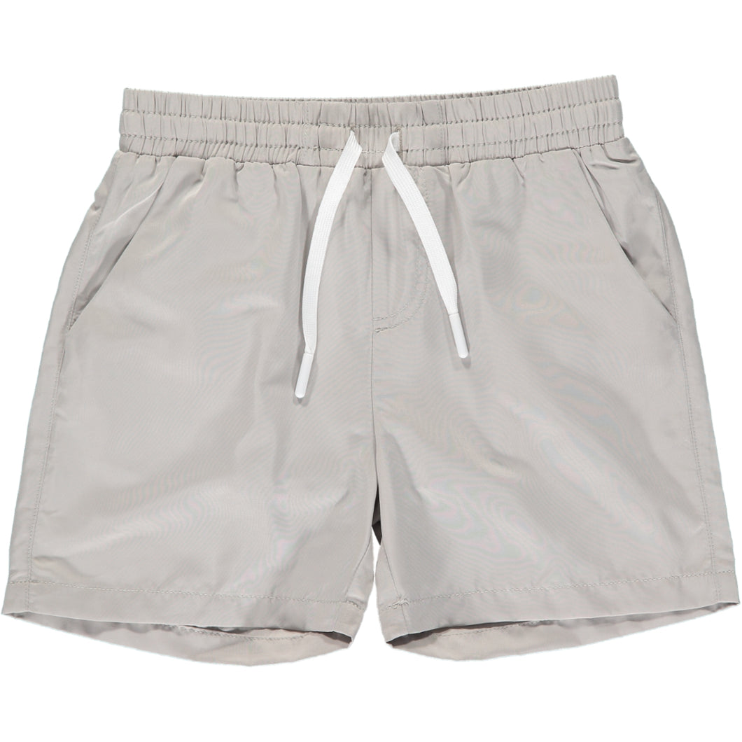 Grey Microstripe Surf Swim Shorts