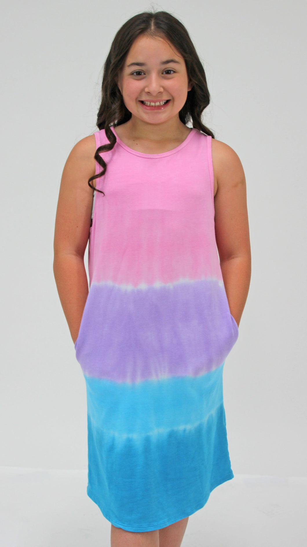 Pink Stripe Tank Dress