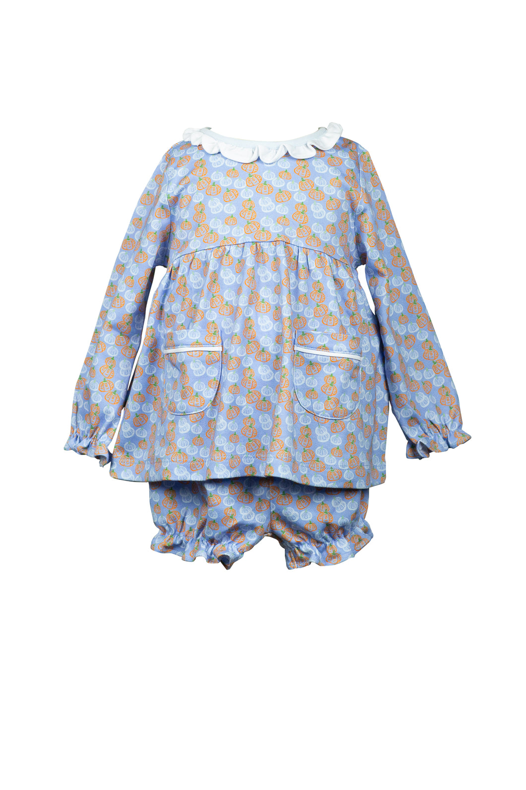 Pumpkin Patch Pima Long Sleeve Bloomer Set
