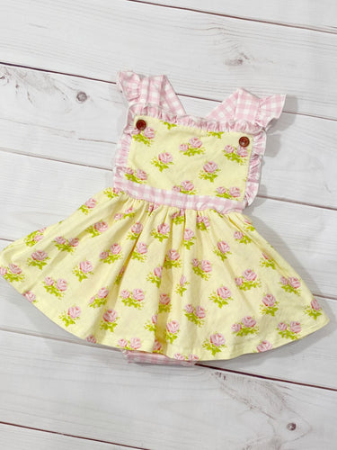 Yellow Dainty Bubble Dress