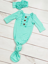 Seashore Knotted Gown with Headband