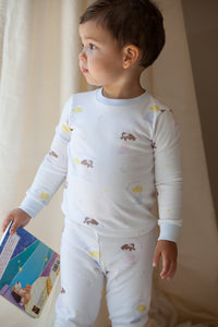 Boy/Blue Trimmed "For This Child I Have Prayed" Pajamas