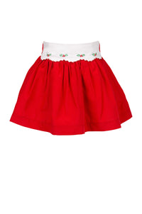 Tinsel Red Skirt