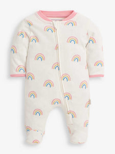 Rainbow Print Sleepsuit