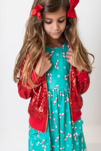 Red Sequin Jacket
