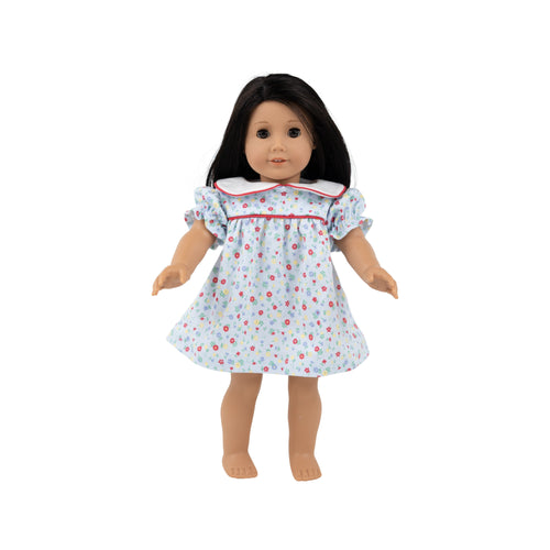 Dolly's Holly Day Dress in Madaket Rd Mini Floral