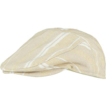 Beige Chap Flat Cap