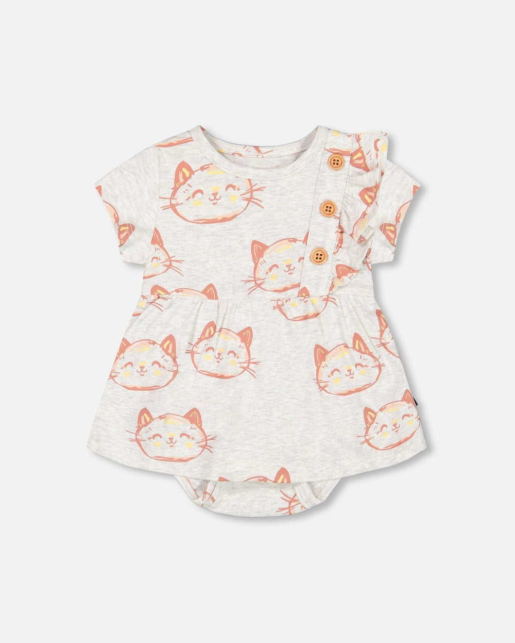 DPD24 Printed Cat Romper