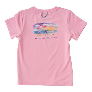 Pro Perfomance Fishing Tee in Prism Pink