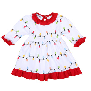 Holiday Lights Infant Dress Set