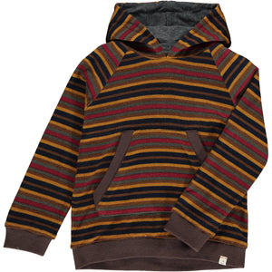 Rust Stripe Oakdale Hooded Top