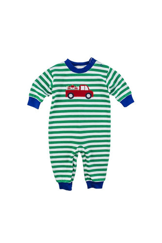 Stripe Knit Longall with Truck