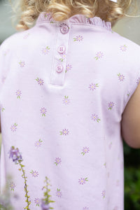Margot Knit Dress in Lavender Floral