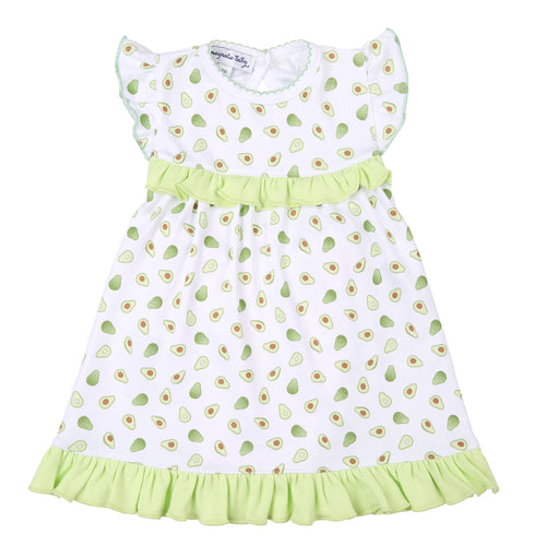 Tiny Avocado Flutter Dress