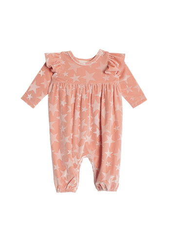 Starblush Velvet Romper