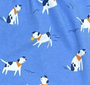Conrad Knit Shorts in Puppy Print