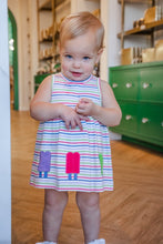 Stripe Knit Romper with Popsicles