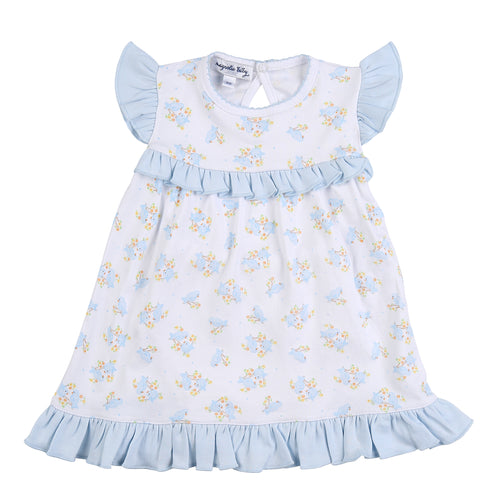 Blue Birds Flutter Dress