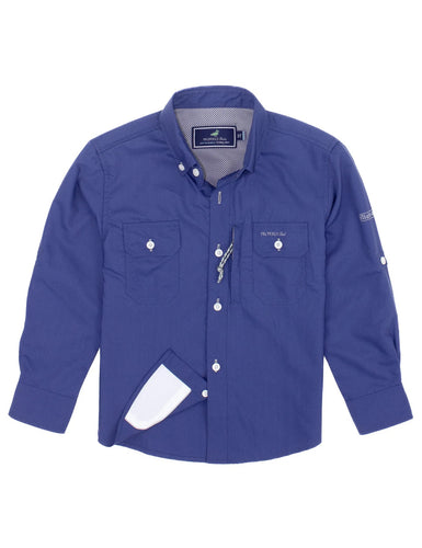 PT23 Blue Offshore Fishing Shirt