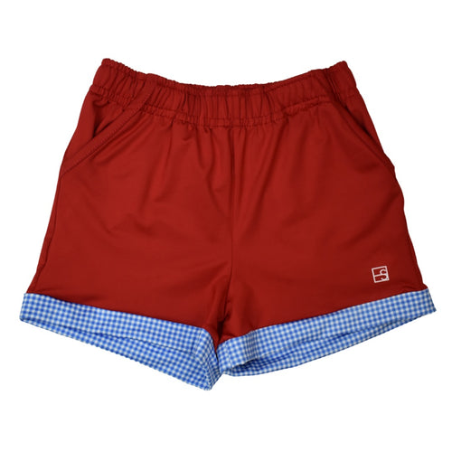 Red/Royal Graham Shorts