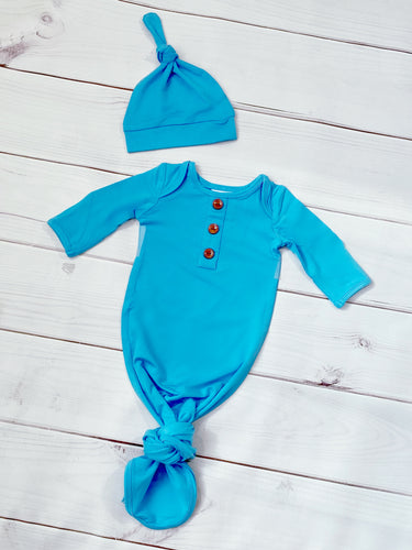 Blue Gown Set