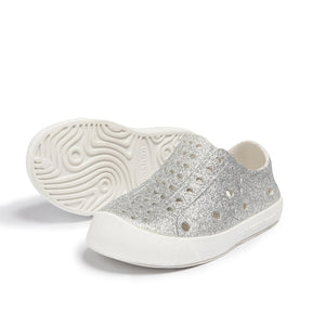 Silver Glitter Sneakers