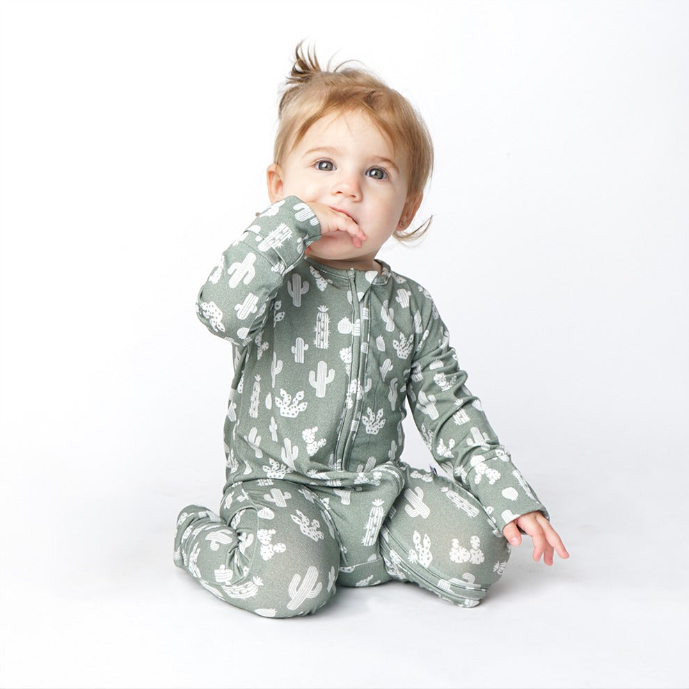 Stay Sharp Bamboo Convertible Footie Romper