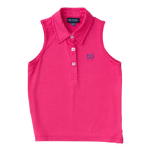 Sleeveless Pro Performance Polo in Cheeky Pink
