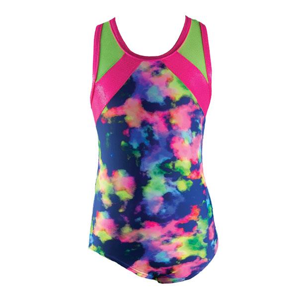 Navy Splatter Leotard